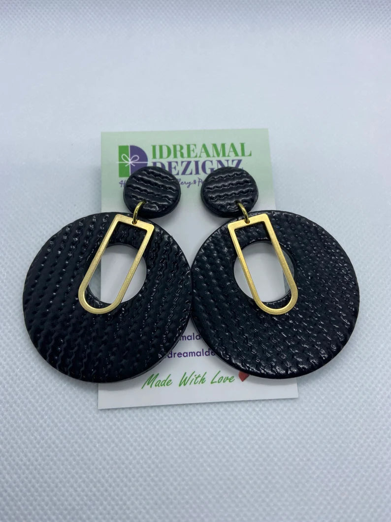Polymer Clay earring, gift ideas - Dreamal Dezignz
