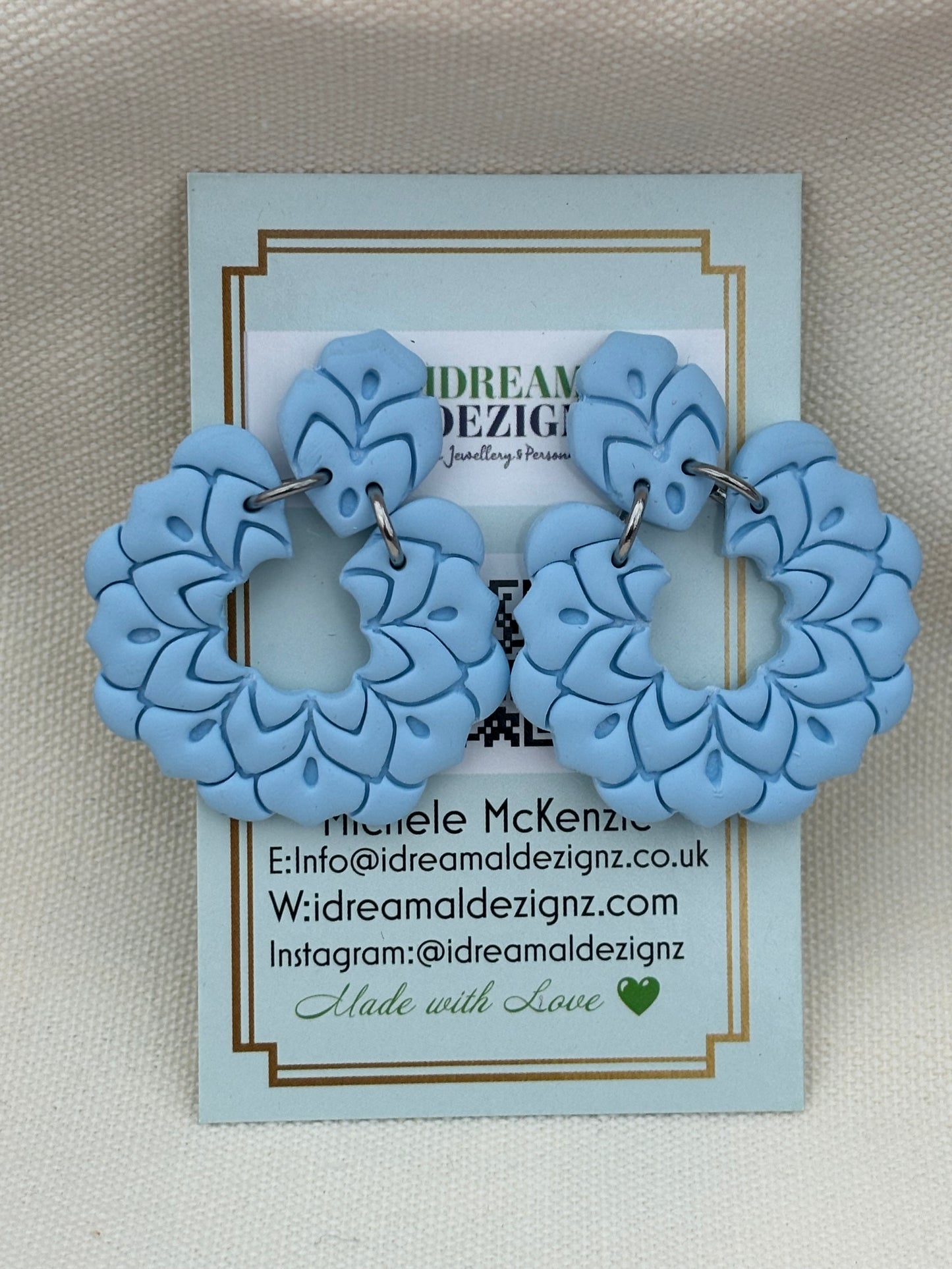 Polymer Clay Blossom earring