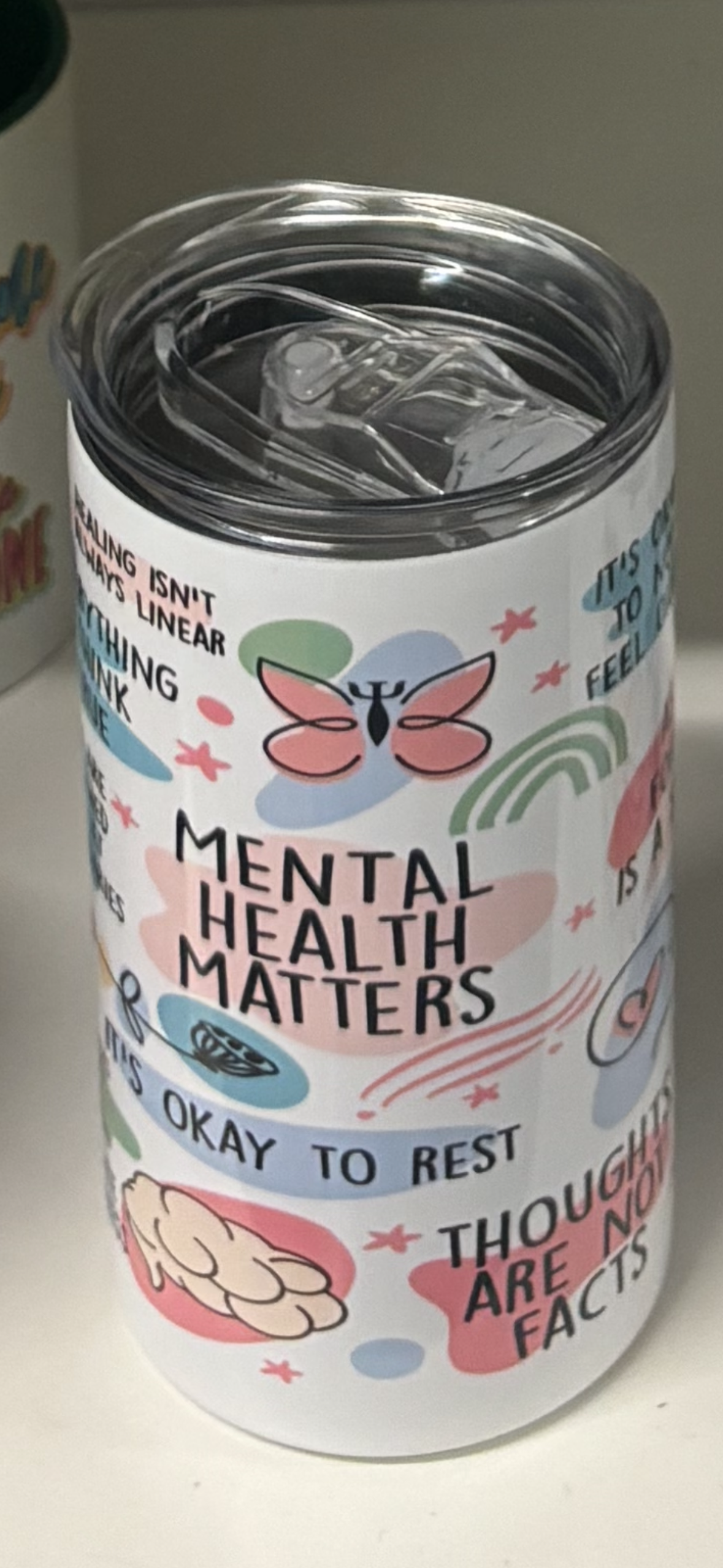16oz Mental Health water bottle