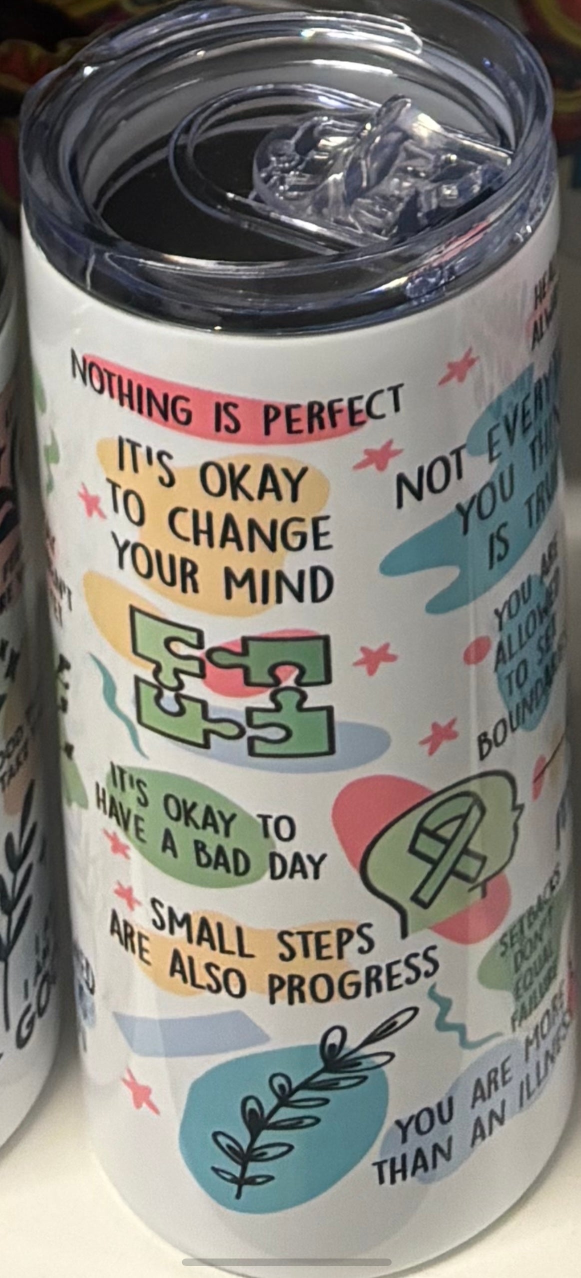 16oz Mental Health water bottle
