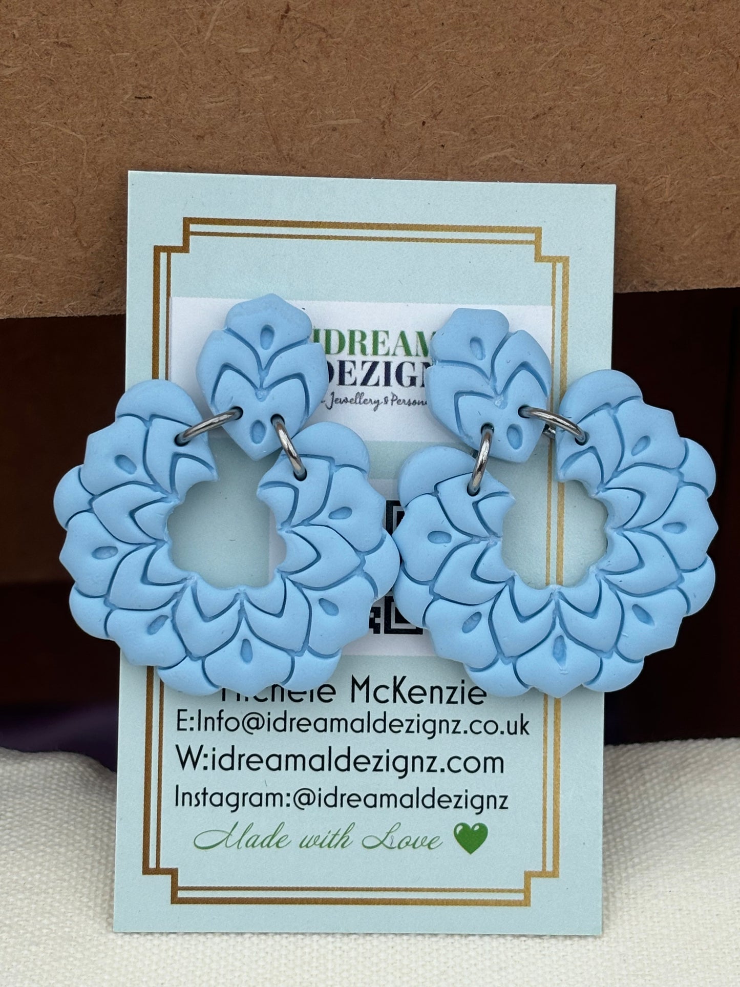 Polymer Clay Blossom earring