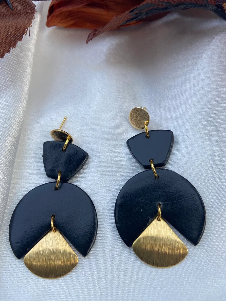 Handmade Polymer Clay Dangle Earrings - Dreamal Dezignz