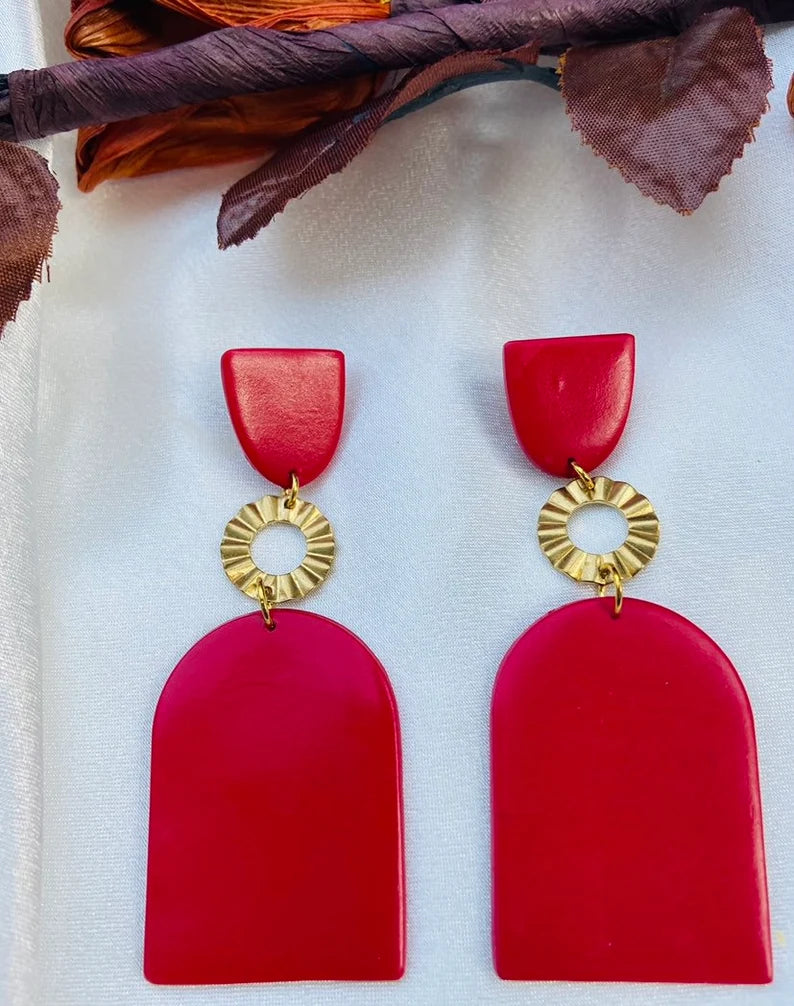 Handmade| polymer clay earring - Dreamal Dezignz