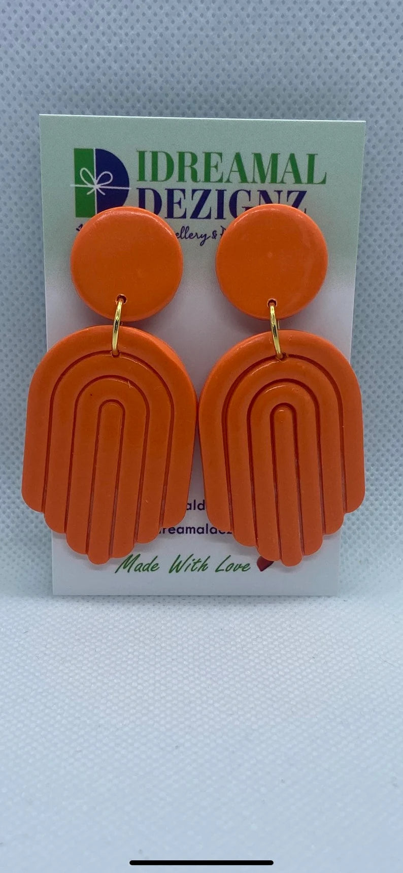 Handmade Polymer clay earring - Dreamal Dezignz