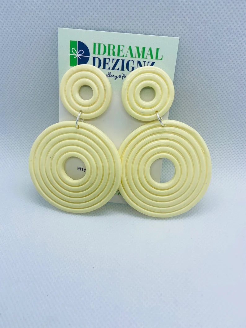 Handmade earrings, gift ideas, polymer clay earring - Dreamal Dezignz