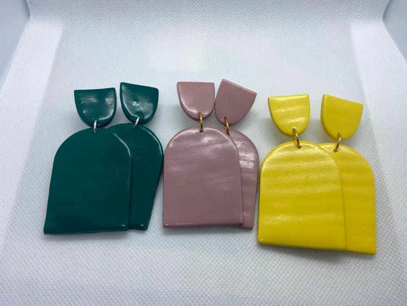 Handmade| polymer clay earring - Dreamal Dezignz