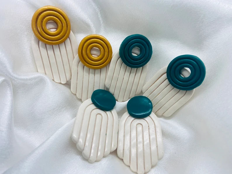 Handmade Polymer clay earring - Dreamal Dezignz