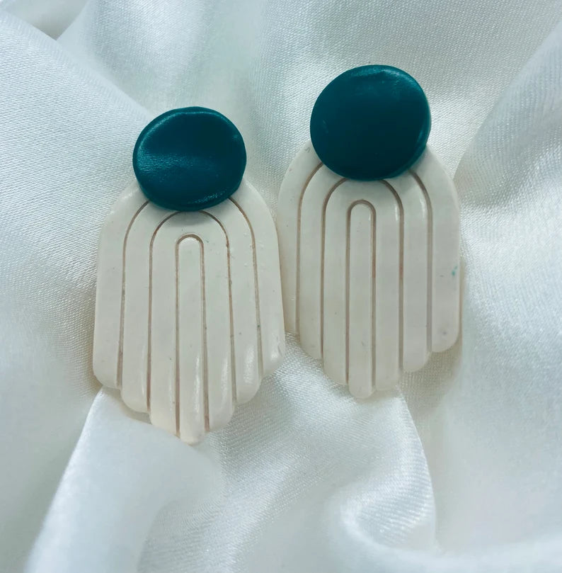 Handmade Polymer clay earring - Dreamal Dezignz