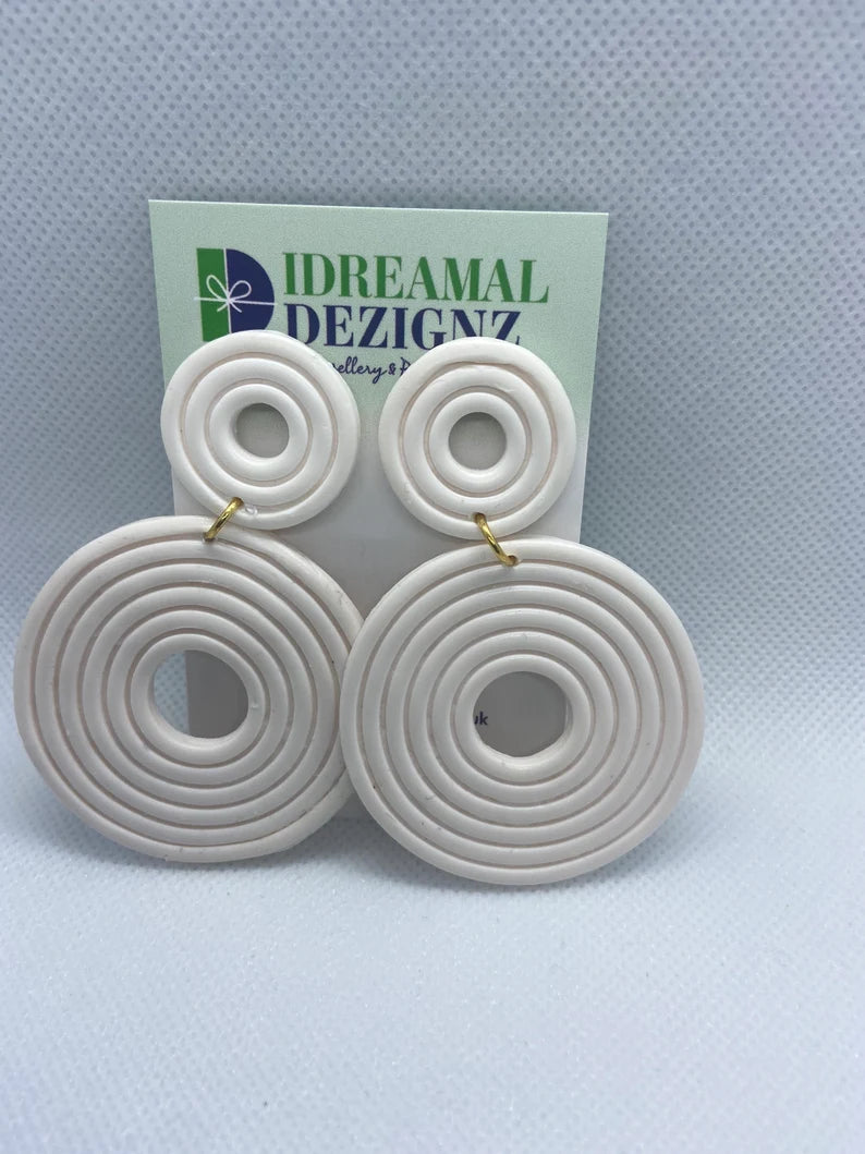 Handmade earrings, gift ideas, polymer clay earring - Dreamal Dezignz