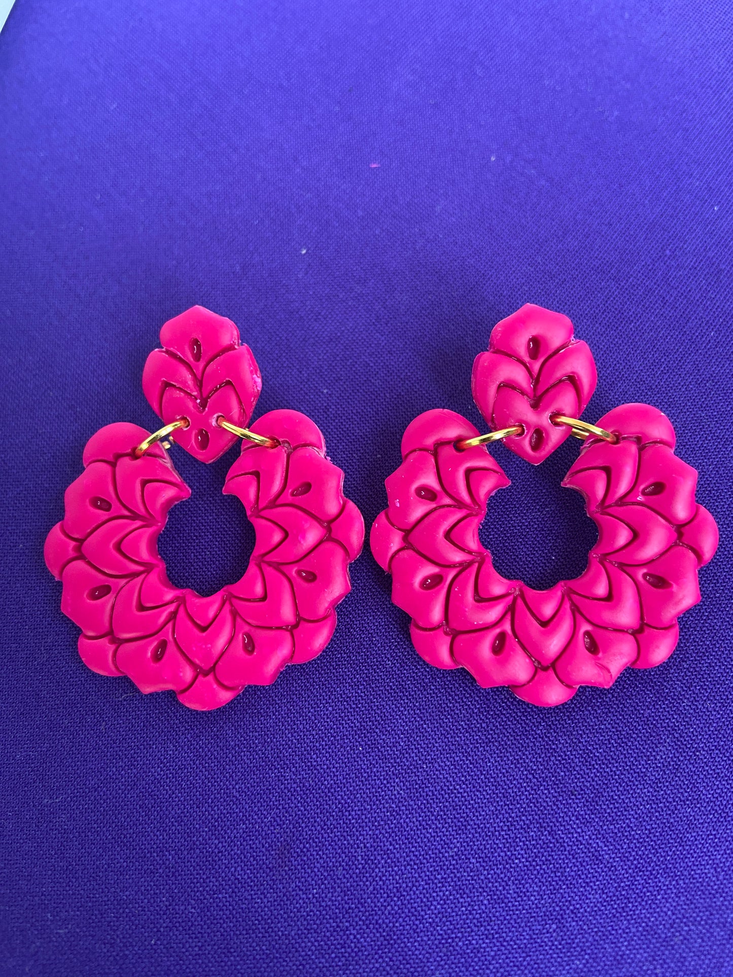 Polymer Clay Blossom earring
