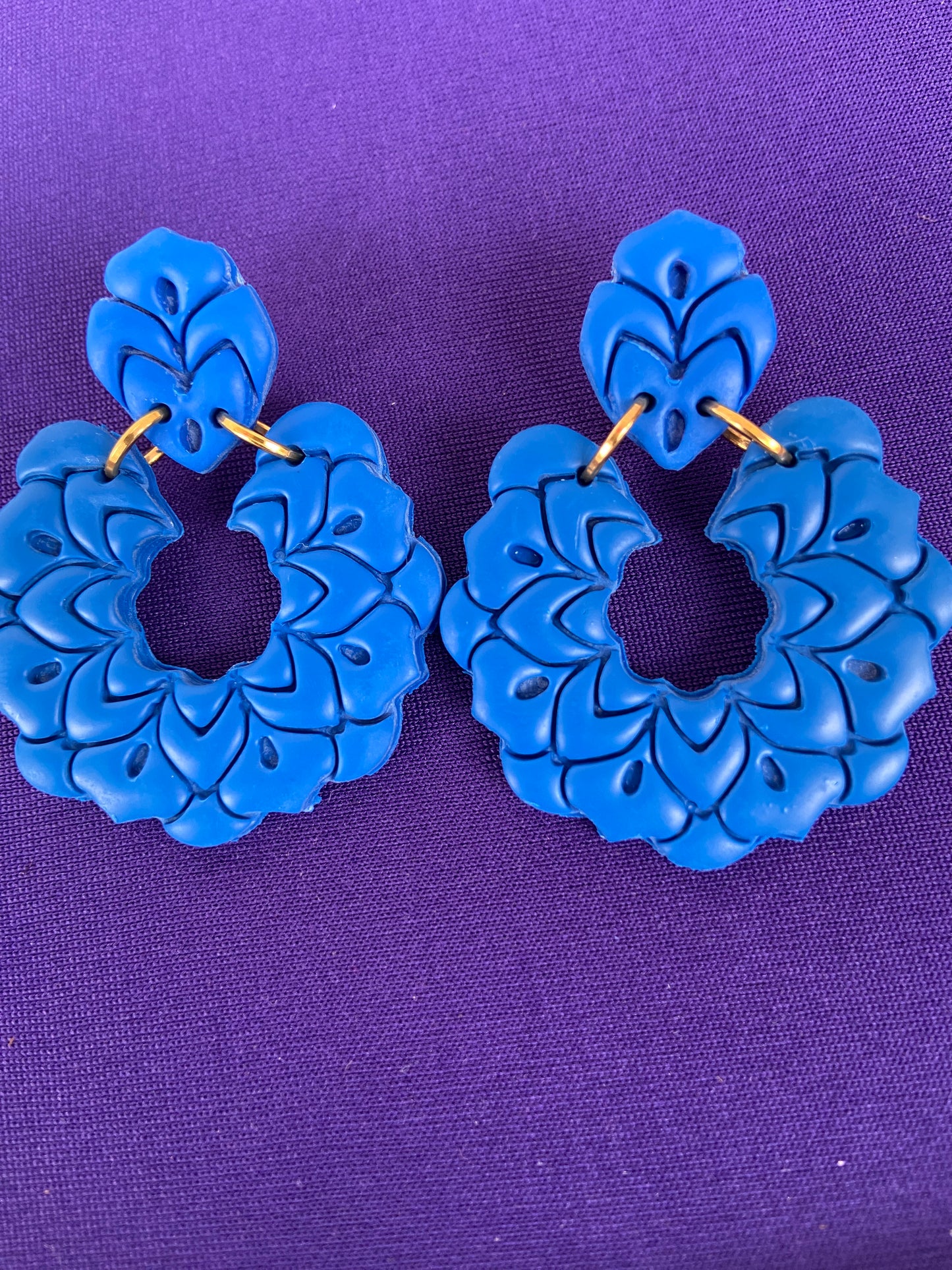 Polymer Clay Blossom earring