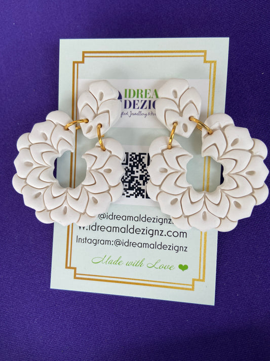 Polymer Clay Blossom earring