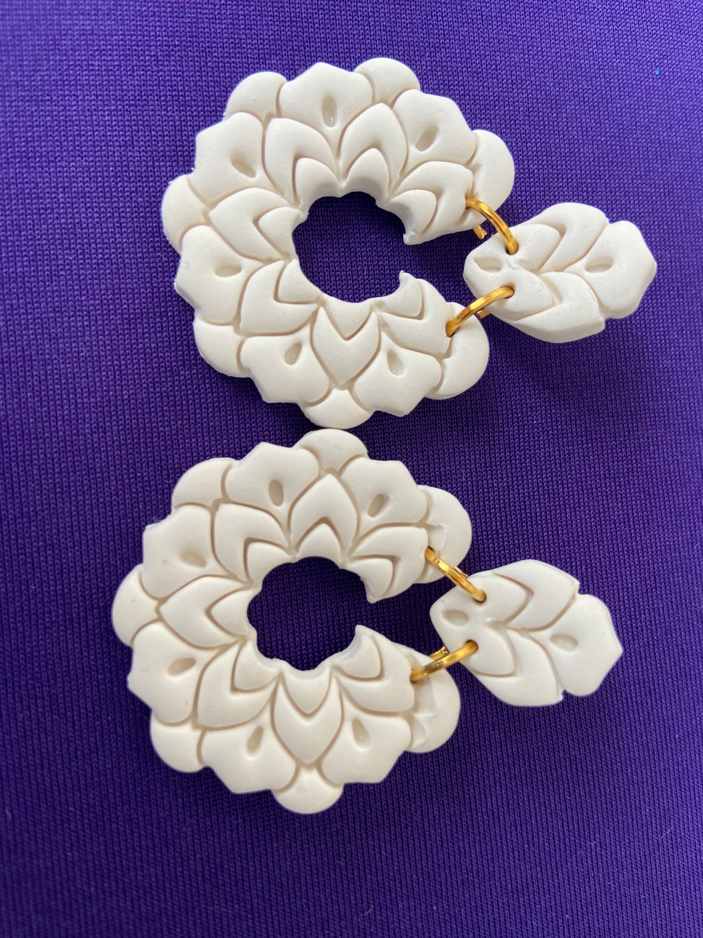 Polymer Clay Blossom earring