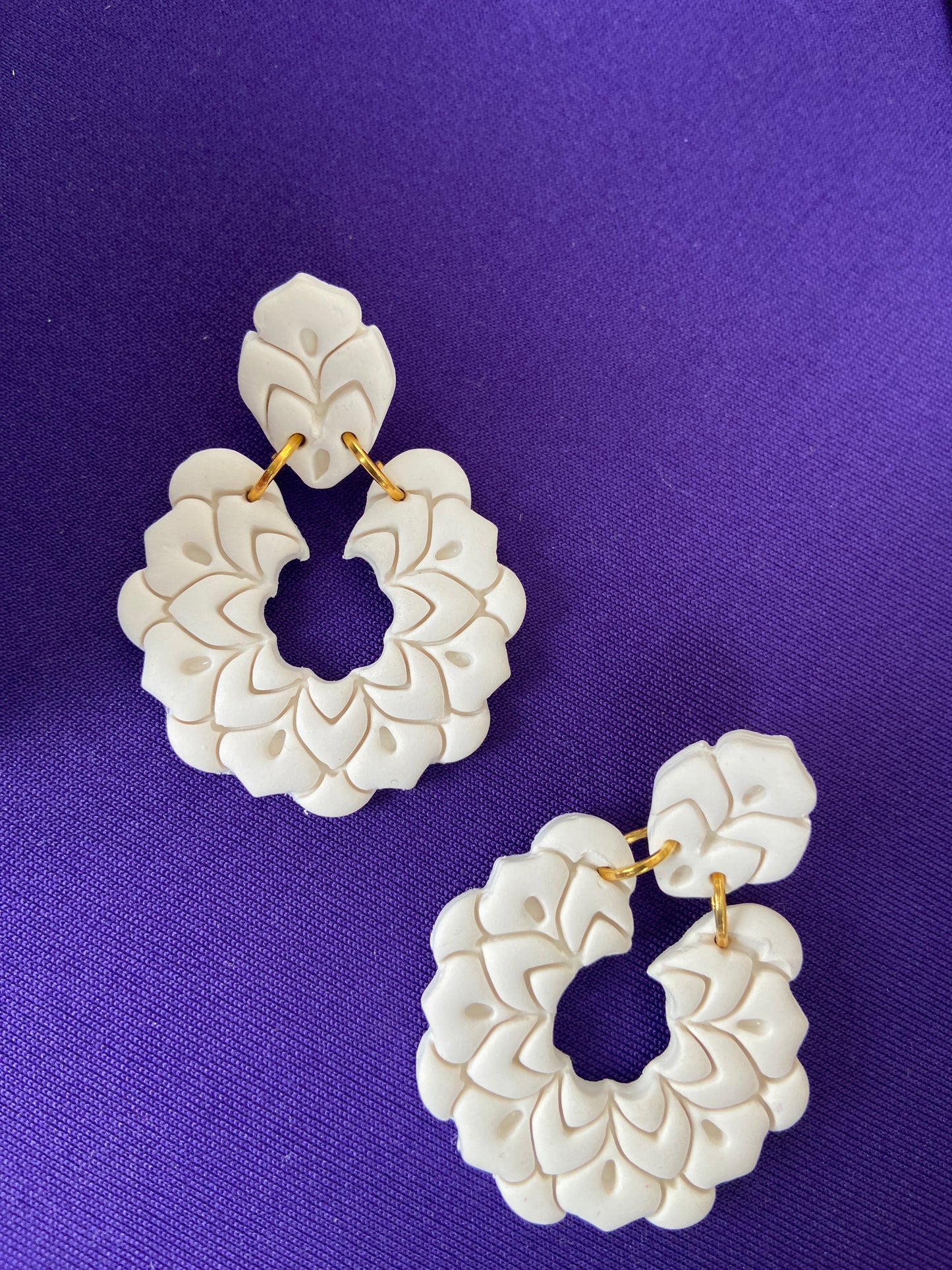 Polymer Clay Blossom earring
