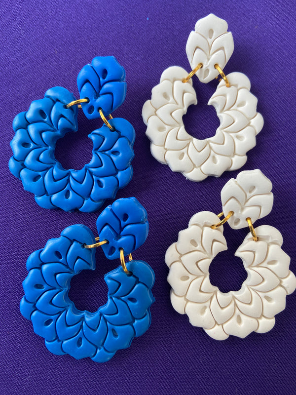 Polymer Clay Blossom earring